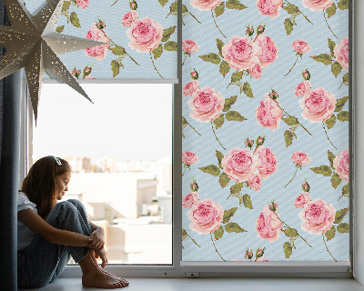 Blackout roller blind Roses