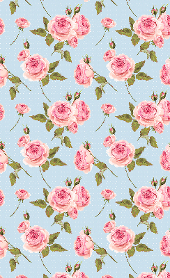 Blackout roller blind Roses