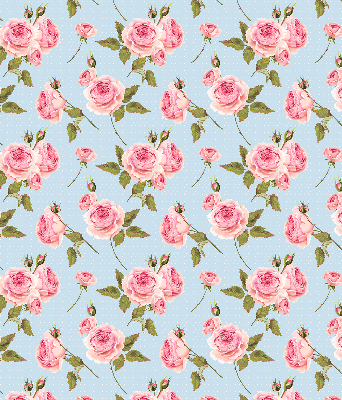 Blackout roller blind Roses