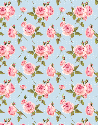 Blackout roller blind Roses