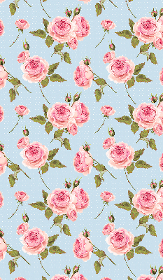 Blackout roller blind Roses