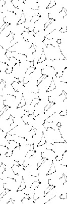 Blackout roller blind for window Constellations