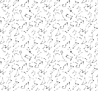 Blackout roller blind for window Constellations