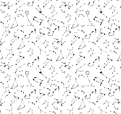 Blackout roller blind for window Constellations