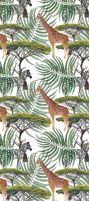 Blackout roller blind for window Animals and trees