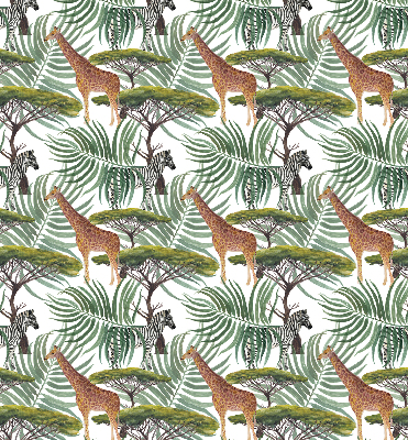 Blackout roller blind for window Animals and trees