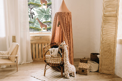 Blackout roller blind for window Animals and trees