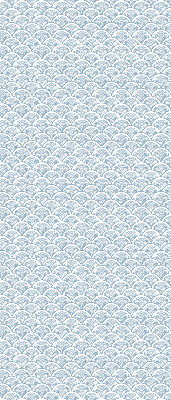 Fabric roller blind for window Semicircle