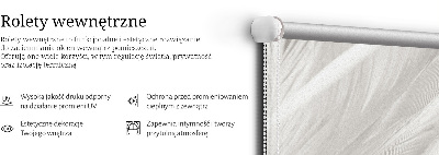 Blackout roller blind for window feathers