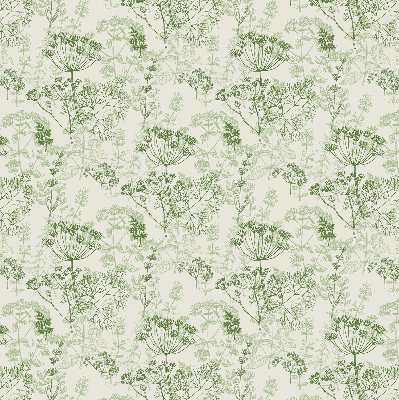 Blackout roller blind Green plants