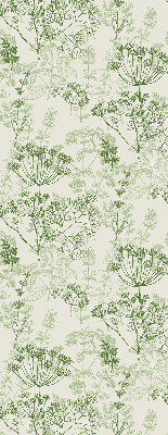 Blackout roller blind Green plants
