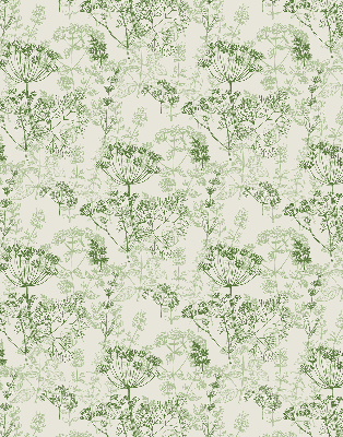 Blackout roller blind Green plants
