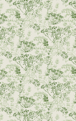 Blackout roller blind Green plants