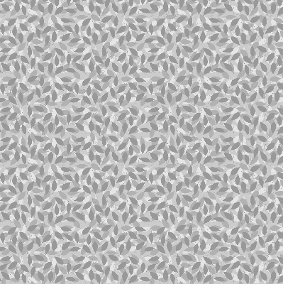 Blackout roller blind for window Gray leaves