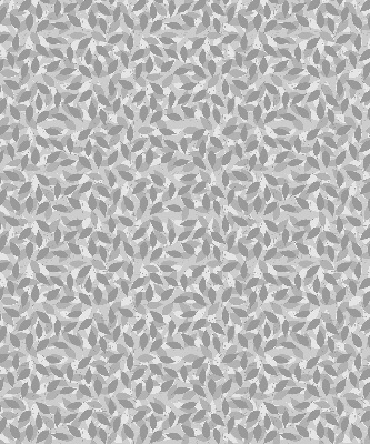 Blackout roller blind for window Gray leaves