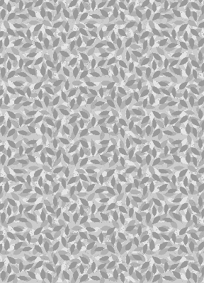 Blackout roller blind for window Gray leaves