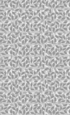 Blackout roller blind for window Gray leaves