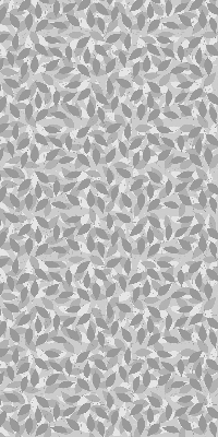 Blackout roller blind for window Gray leaves