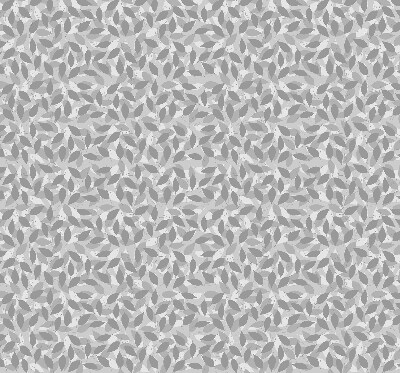 Blackout roller blind for window Gray leaves
