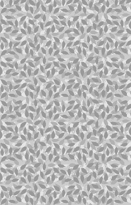 Blackout roller blind for window Gray leaves