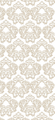 Fabric roller blind for window Beige pattern