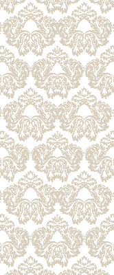 Fabric roller blind for window Beige pattern