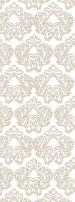 Fabric roller blind for window Beige pattern