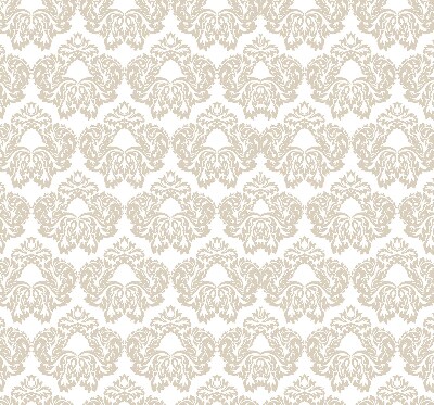 Fabric roller blind for window Beige pattern