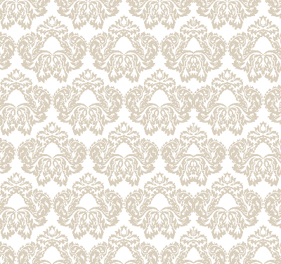 Fabric roller blind for window Beige pattern