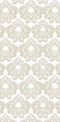 Fabric roller blind for window Beige pattern