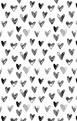 Blackout roller blind for window Black hearts