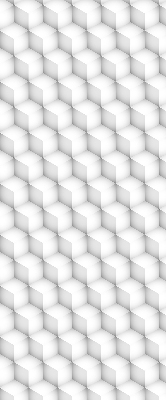 Fabric roller blind for window 3d cubes