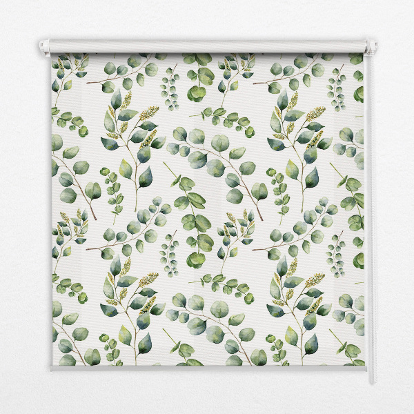 Blackout roller blind Green twigs