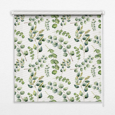 Blackout roller blind Green twigs