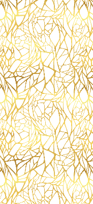 Blackout roller blind Yellow pattern