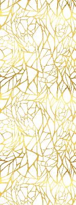 Blackout roller blind Yellow pattern