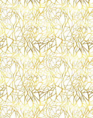 Blackout roller blind Yellow pattern
