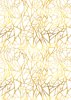 Blackout roller blind Yellow pattern