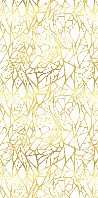 Blackout roller blind Yellow pattern