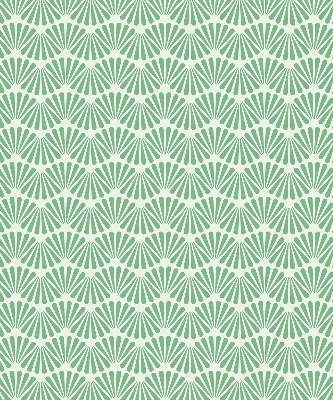 Blackout roller blind for window Green slalom