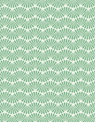 Blackout roller blind for window Green slalom