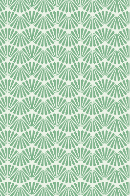 Blackout roller blind for window Green slalom
