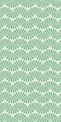 Blackout roller blind for window Green slalom