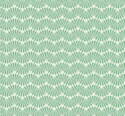 Blackout roller blind for window Green slalom