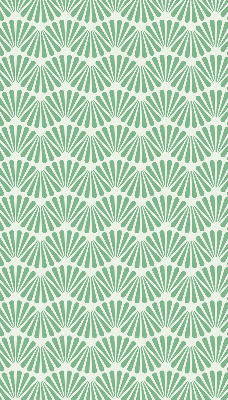 Blackout roller blind for window Green slalom