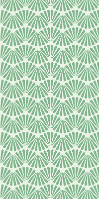 Blackout roller blind for window Green slalom