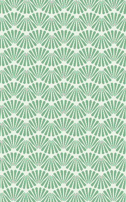 Blackout roller blind for window Green slalom