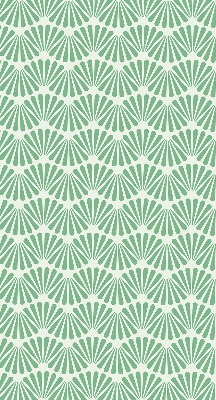 Blackout roller blind for window Green slalom