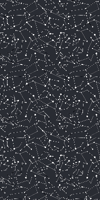 Fabric roller blind for window Constellation