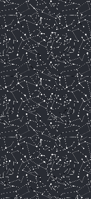 Fabric roller blind for window Constellation